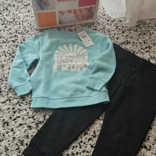 Orchestra boys' tracksuit set new, size 116 cm, age 6, gray and turquoise