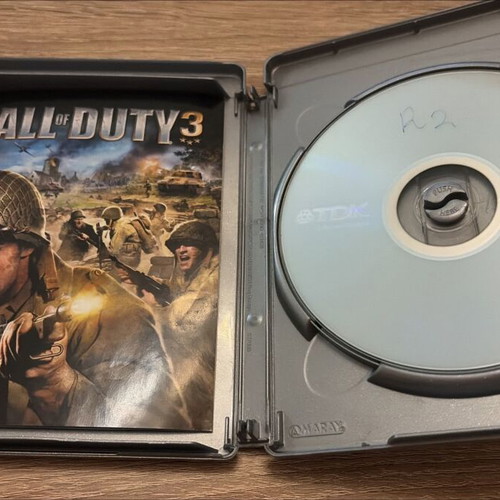 Call of Duty 3 PS3 case and manual used, no game disc