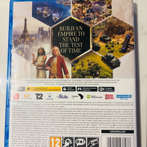 Civilization VII for PlayStation 5 (PS5) like new