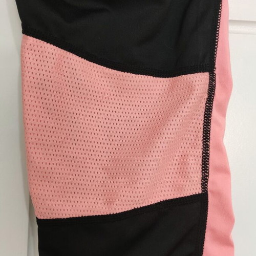 Admiral sports leggings 3/4 black and pink like new with pocket and zipper