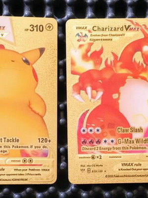 Cold Card Pokémon Nintendo καινούργιο, 4 χρυσές κάρτες 2020