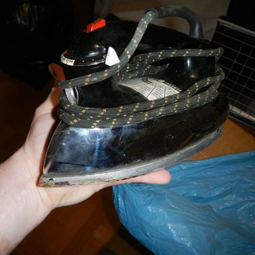General Electric electric iron used