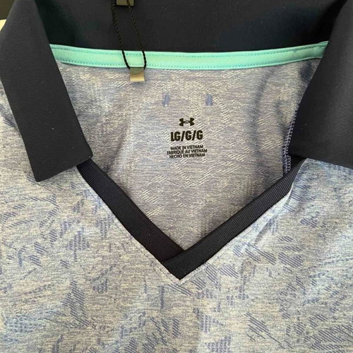 Under Armour women's polo shirt new, blue, size L