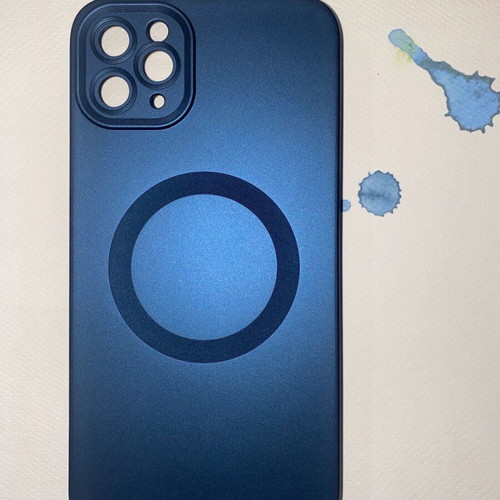 iPhone 11 ProMax case new, color BlueMetallic
