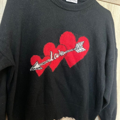 Red Valentino Love Limited Edition Sweater like new, black and red