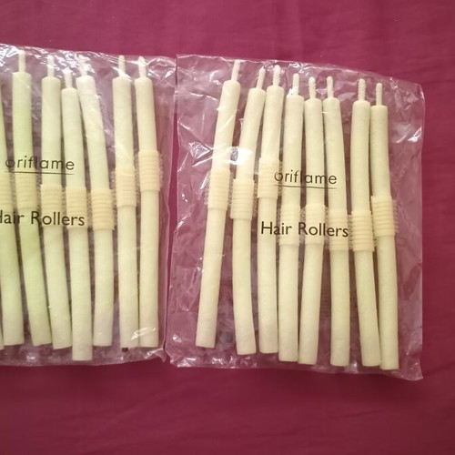 Hair rollers pack of 20, new, foam with removable sticky roller