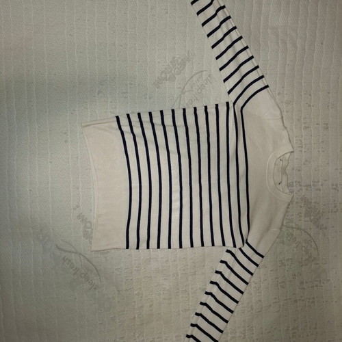 Zara Mariniere Blouse like new, size S, white and blue