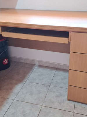 Γραφείο φτιαγμένο σε μαραγκό με διπλό καπάκι