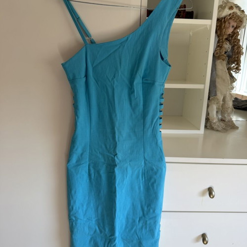 Summer dress like new, turquoise, size S