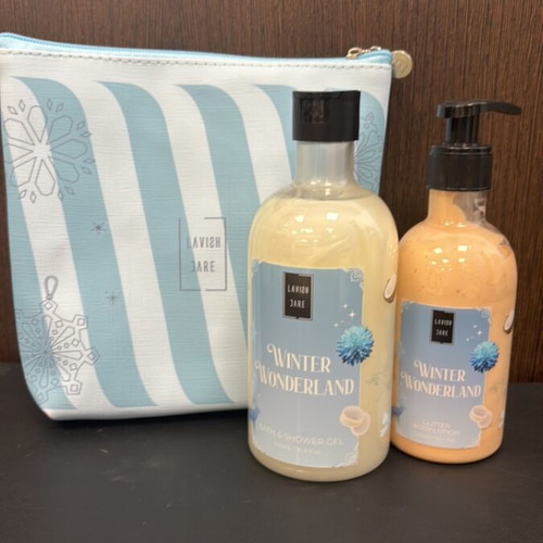 Lavish Care Winter Wonderland Bath and Body Set new