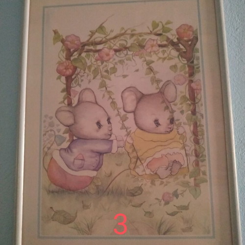 Children's frames set of three for kids' room
