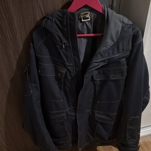 North Face Hy Vent jacket used, size L, dark blue