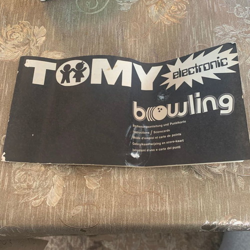 Tomy Electric Bowling винтидж колекционерска електронно-механична игра като нова