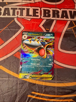 Pokemon Mega Sharpedo ex Phantasmal Flames card new