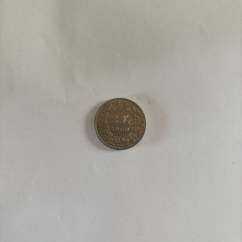 Swiss franc used