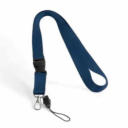 Lanyard dark blue with buckle new
