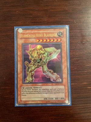 Elemental Hero Bladedge κάρτα Yu-Gi-Oh! σαν καινούργιο