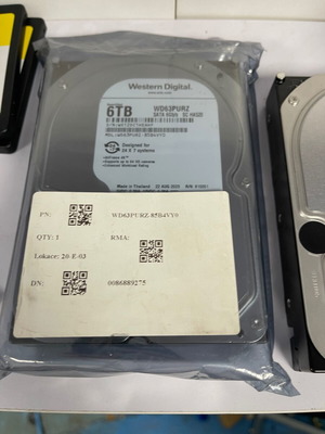 Western Digital 6TB HDD Σκληρός Δίσκος 3.5" SATA III