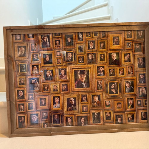 Harry Potter puzzle board new in 77x57 cm frame