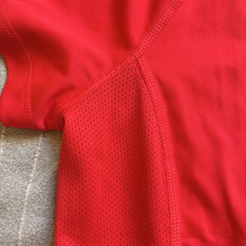 Nike Dry Miler V-Neck Running Shirt, red, size M