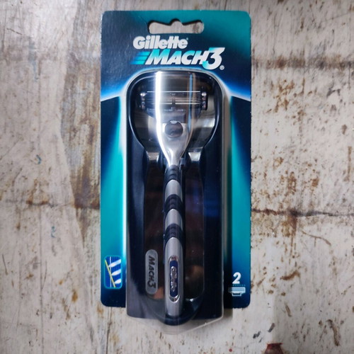 Gillette Mach 3 Razor Blades New, 6x Boxes with Extra Heads and Handle
