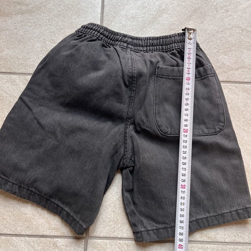 Zara Kids denim shorts like new, size 9 years 134 cm, black acid wash