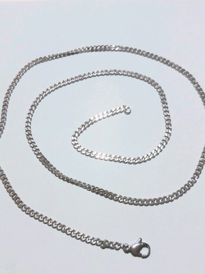 Steel necklace chain 62.5 cm unisex new