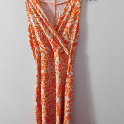 Mini dress Blumarine like new, size M, beige orange