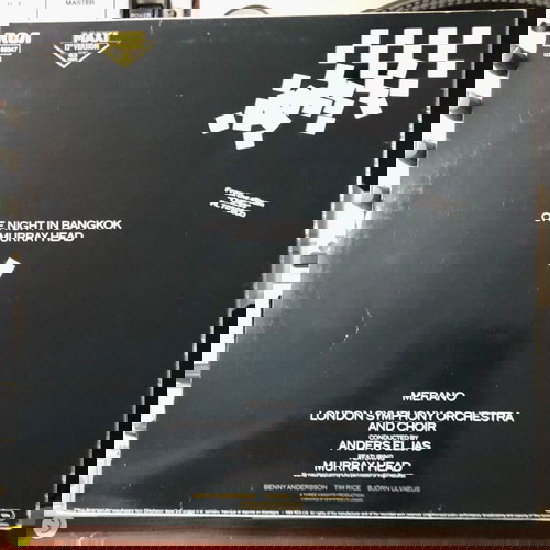 1984 Murray Head – One Night In Bangkok , Vinyl, 12", 45 RPM, Maxi-Single