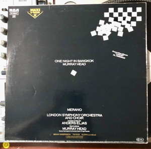 1984 Murray Head – One Night In Bangkok , Vinyl, 12", 45 RPM, Maxi-Single