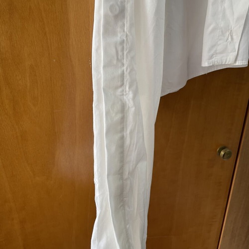 Zara crop shirt medium white like new