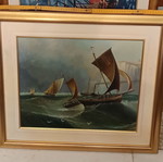 Hand-painted frame like new