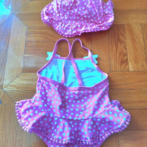 My first Chicco baby swimsuit like new with hat
