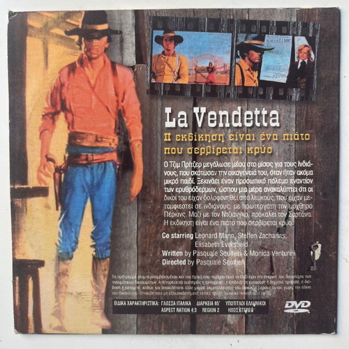 La vendetta DVD used, adventure with subtitles
