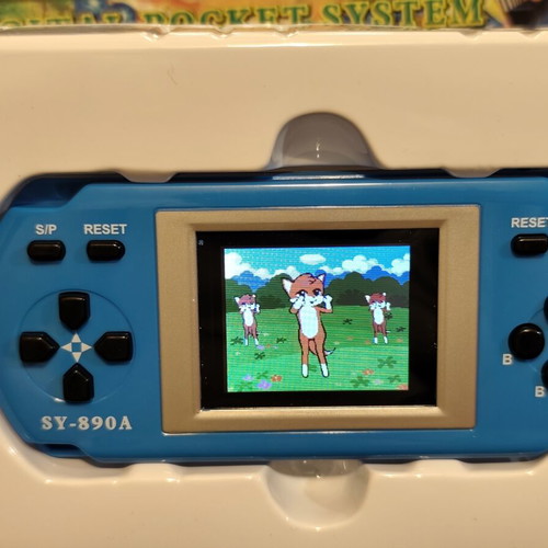 SY-890A Portable Retro Game Console with 300 Games, 2.2" Color Backlight Screen