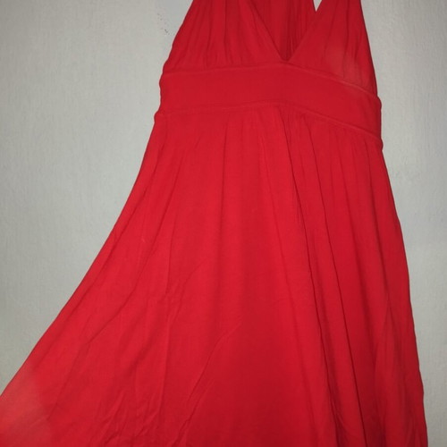 Anel short red airy dress size S like new