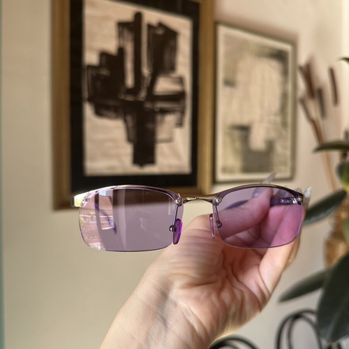 Prada vintage purple sunglasses unisex, like new