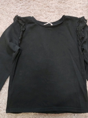 Black H&M blouse like new, 134-140cm, 9-10 years