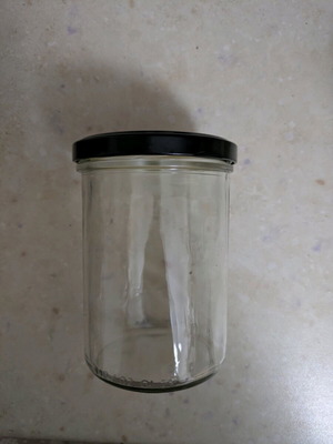 Glass jars like new, pack of 12 pieces