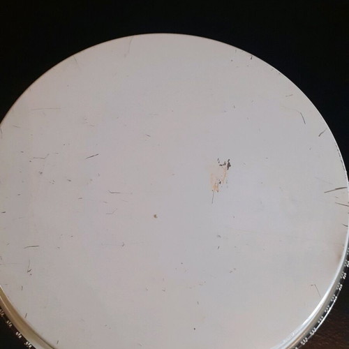 Sarah Kay decorative metal tray and porcelain plate used, set of 2 pieces