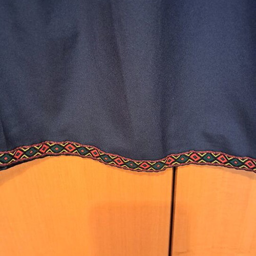Summer dress like new with tribal patterns, blue multicolor