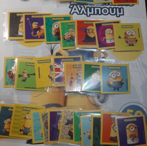 CHEETOS MINIONS 2015 (κενό άλμπουμ και 32 ακόλλητα αυτοκόλλητα)