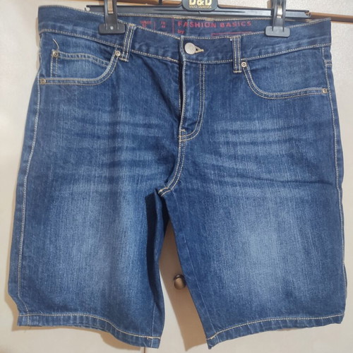 Men's denim shorts blue size L like new