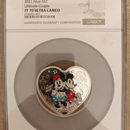 Silver collectible coin PF 70 Ultra Cameo