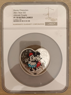 Silver collectible coin PF 70 Ultra Cameo