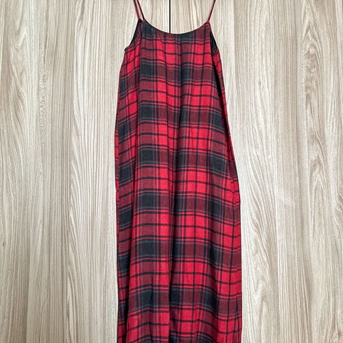 Zara plaid dress new, size XS, comfortable straight fit