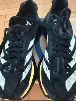 Adidas Adizero Pro 3 running shoes used, size 39.5, black