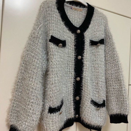 Azade pullover like new, size M, black and grey
