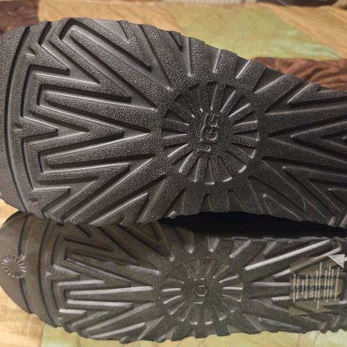 Ugg men's shoes new size 45 black and grey