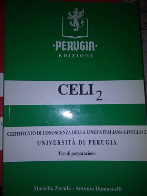 Βιβλίο προετοιμασίας για πιστοποίηση ιταλικών Celi επίπεδο Β1 καινούργιο